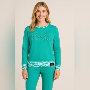 NWT $180 so $140 off!!! Crazy deal!🥳 Ugly Dukling Barbie Green/White Sweatshirt